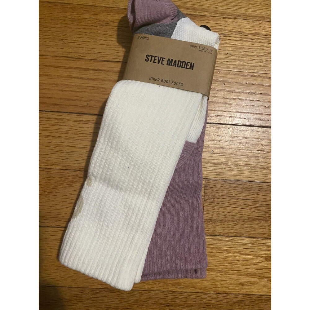 NWT Steve Madden Women's Hiker Boot Socks Size 5-10